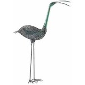 Iron Standing Crane Statue