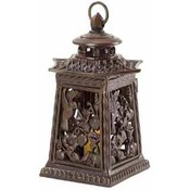 Asian Birds Metal Lantern