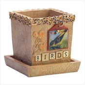 Birds Scrapbook Pots &amp; Cache