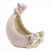 Cherubs Moon Planter