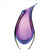 Indigo &amp; Violet Swirl Glass