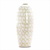 Ivory Scrollwork Vase