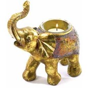 Mosaic Elephant Votive Holder