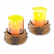 Western Candleholder Set