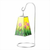 Country Tulips Votive Lantern