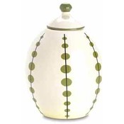 Metallic Stripe Vase
