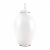 White Ceramic Urn