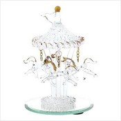 Spun-Glass Horse Carousel