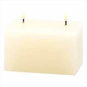 Ivory Vanilla Brick Candle