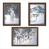 Winter Wolves Mirror Set