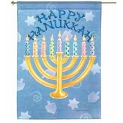 Impressions Happy Hanukkah Polyester Flag