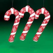 Snowflake Candy Cane Inflatables