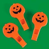 Jack-O-Lantern Whistles