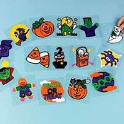 Halloween Sticker Glue Molds