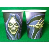 8pc Grim Reaper Paper 9oz Cups