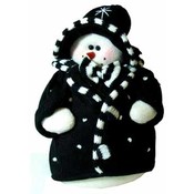 Felt Snowman In Black &amp; White