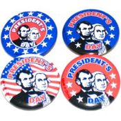 Mini Presidents Day Buttons(Case of 480)