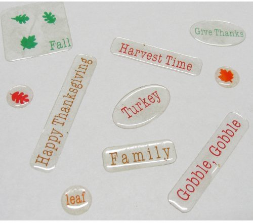 UPC 887600047006 product image for Thanksgiving/Fall/Autumn/Harvest themed Bubble 3-D Stickers | upcitemdb.com