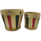 Holiday Slat Pot Covers