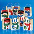 Paper Snowman Gift Bags