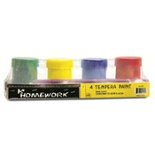 Tempera Paints - assorted colors - 4 pack