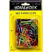 Paper Clips - Asst.Vinyl Colors - 1.25