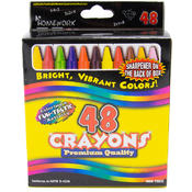 Crayons Assorted Colors - 48 ct