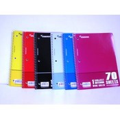 Wire Note Book - 70 Sheet - One subject