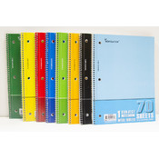 Wire Note Book - 70 sheet - One Subject
