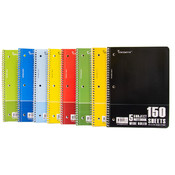 Wire Note Book - 150 sheet - 5 subject - WR