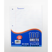 Loose Leaf Filler Paper - 100 Sh. - Wide Ruled