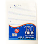 Loose Leaf Filler Paper - 150 sh.- Wide Ruled