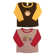 Children's Long Sleeve Ringer T Shirts W/ Print