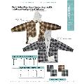 Men's printed polar fleece full zip sherpa jacket