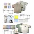 Mens Yarn Dyed  Fashion Plaid And Stripe Shirts