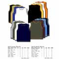 Men's Contrast Color Stitch Muscle Tops