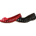 Polka Dot Flat Shoes