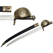 Pirate Sword with Engraved Handle