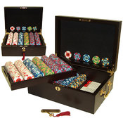 500 PaulsonR Tophat &amp; Cane FULL Clay Chips w/Mahog