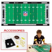 NFLR Licensed Finger FootballT Game Mat - Raiders