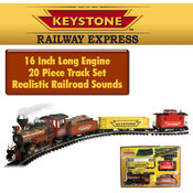 KEYSTONE DIE CAST ELECTRIC TRAIN SET - G Scale