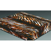 Acrylic Mink Tiger Skin Blanket