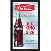 Coca-Cola Vintage Mirror Vertical Big King Size