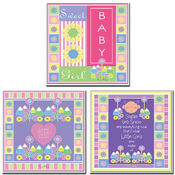 Sweet Baby Girl 3pc Canvas Set by Grace Riley-Read