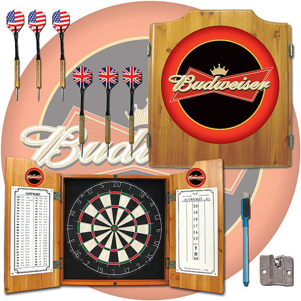 Budweiser Dart Includes Darts And Board Shufflevine