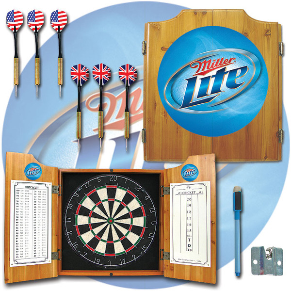 Miller Lite Dart Includes Darts And Board Shufflevine