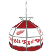 NHL Detroit Redwings Stained Glass Tiffany Lamp -