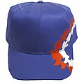 Caps Cotton Royal / Red / White Embroidered