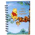 Pooh Hard Cover Spiral  Notebook