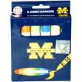 NCAA University of Michigan 6 Pack Jumbo Markers